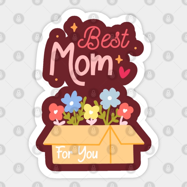 Best Mom - Mother's day Sticker by Kiroiharu